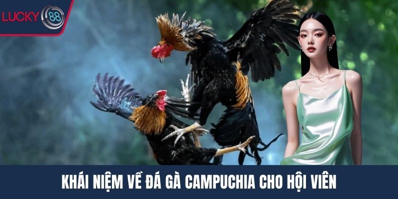 Khái niệm về đá gà Campuchia cho hội viên